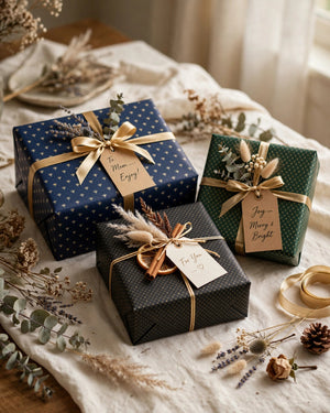 Geometric Wrapping Paper Set