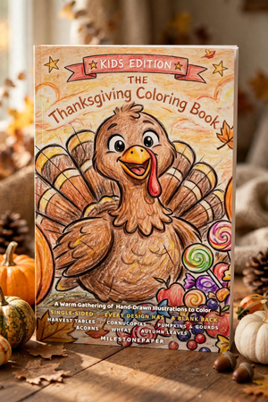 Thanksgiving Coloring Book: Kids Edition