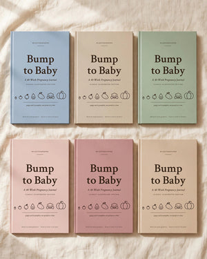 Bump to Baby: Classic Illustrated Linen Edition
