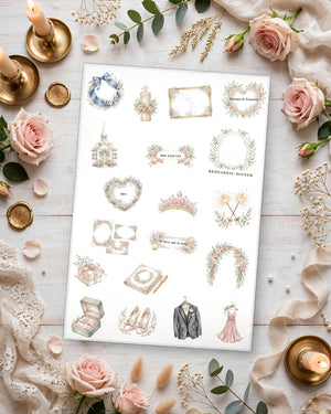 Wedding Milestones Sticker Sheet Vol. 2
