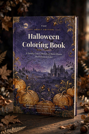 Halloween Coloring Book: Adult Edition