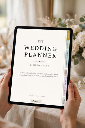The Wedding Planner & Organizer (Digital Planner)