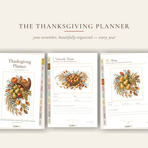 Thanksgiving Planner (Digital Planner)