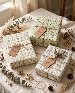 Botanical Wrapping Paper Set