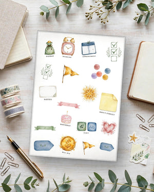 Planner Essentials Sticker Sheet