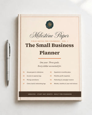 The Small Business Planner: Founders Edition