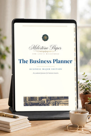 The Business Major Planner (Digital Planner)