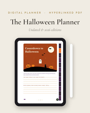Halloween Planner (Digital Planner)