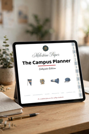 The Campus Planner: Lock-In Collegiate Edition (Digital Planner)