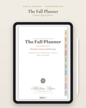 The Fall Planner (Digital Planner)