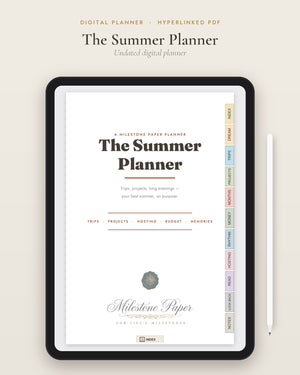 The Summer Planner (Digital Planner)