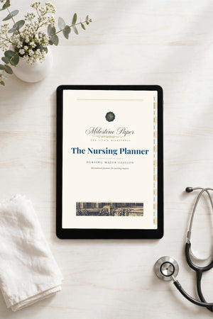 The Nursing Planner, Hyperlinked Digital Planner for iPad
