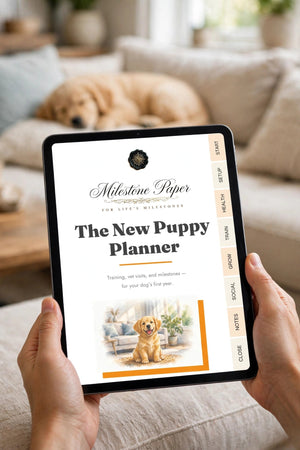 The New Puppy Planner (Digital Planner)