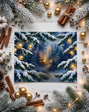 Christmas Postcard | 4x6 Holiday Card | Milestone Paper