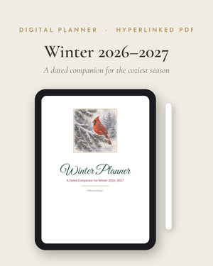 Winter Planner 2026-2027 (Digital Planner)